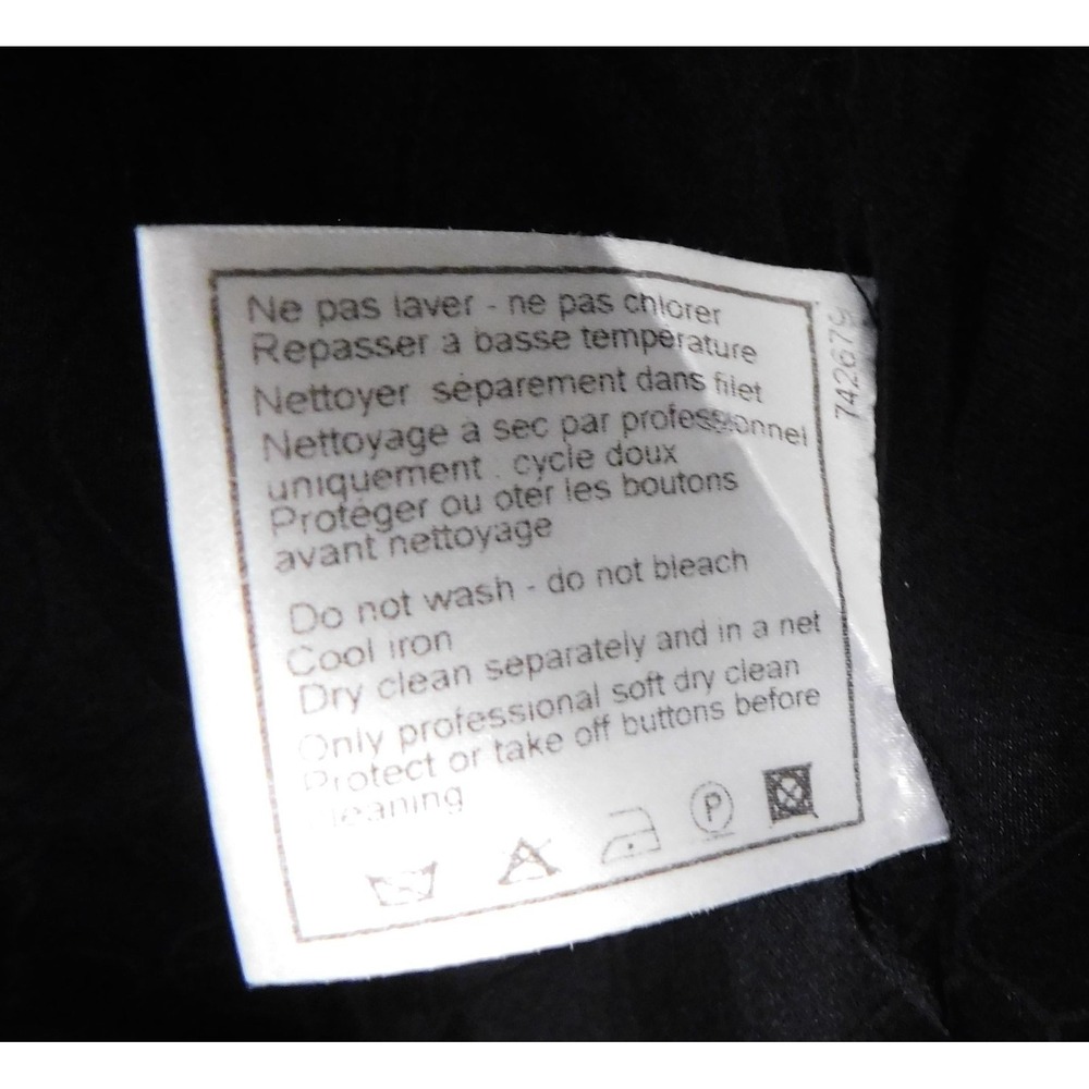 CHANEL 05A Black White Tweed Blazer Jacket M3044 P26325V16317 sz 40 US 8 - Picture 6 of 7